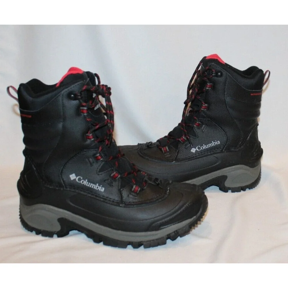 NIB Columbia Men's Bugaboot III Black Snow Boots‎ SZ 8.5 Women's SZ 10.5